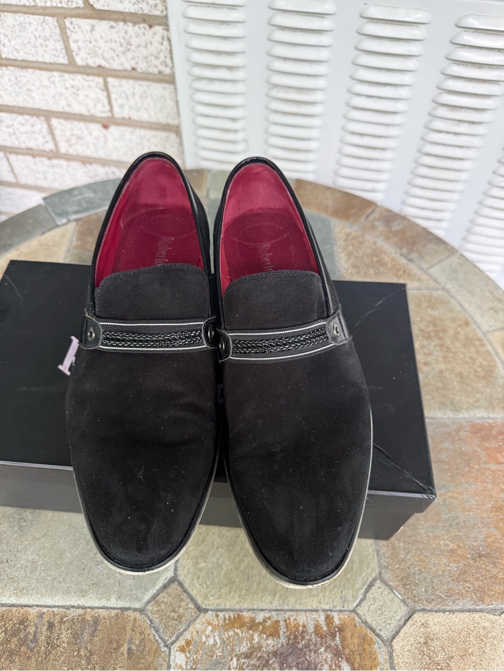 Black Suede Men's Derby Shoes - Classic Elegant Finish